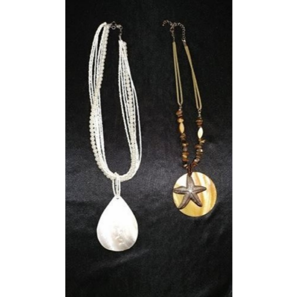 2 Necklaces! Boho/Shell Style!